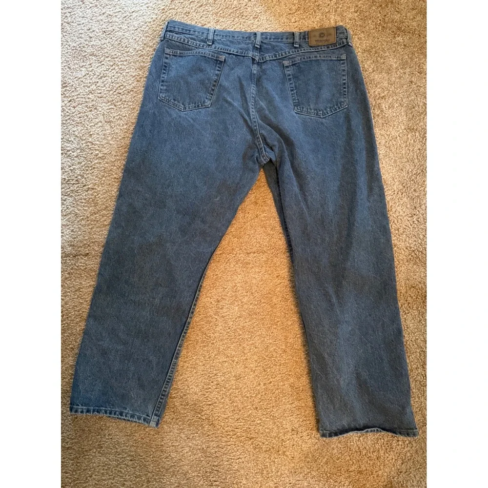 Wrangler‎ Jeans Mens Relaxed Fit Blue Denim Pants Size 42x30